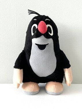 KRTEK the Little Mole Plush Czech Zdeněk Miler Red Nose 9” Stuffed Animal Toy